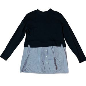 ME EM Blue Crewneck Sweater Size 2